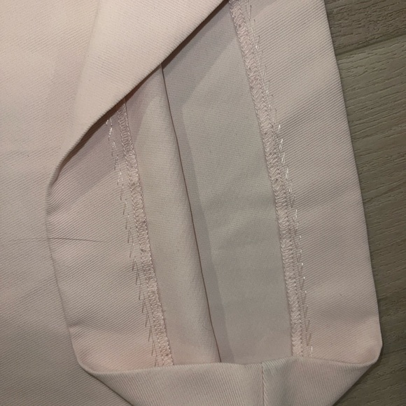 River Island Women’s Pink Wide Leg High Waist Tailored Pants Size 14 Work Office - Picture 11 of 14